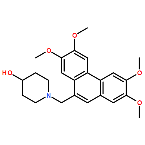 4-Piperidinol, 1-[(2,3,6,7-tetramethoxy-9-phenanthrenyl)methyl]-