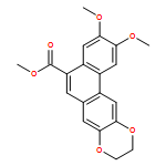 Phenanthro[3,2-b][1,4]dioxin-5-carboxylic acid, 9,10-dihydro-2,3-dimethoxy-, methyl ester