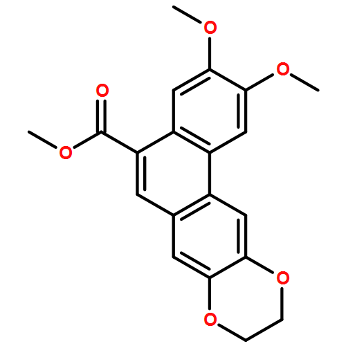 Phenanthro[3,2-b][1,4]dioxin-5-carboxylic acid, 9,10-dihydro-2,3-dimethoxy-, methyl ester