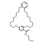 Dibenz[b,n][1,4,7,10,13,16,19,22]octaoxacyclotetracosin-2-carboxamide, N-(2-aminoethyl)-6,7,9,10,12,13,20,21,23,24,26,27-dodecahydro-