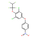 Benzene, 1,3-dichloro-5-(4-nitrophenoxy)-2-(1,1,2,2-tetrafluoroethoxy)-