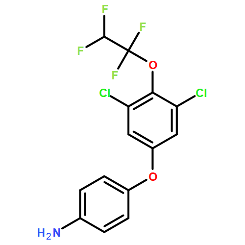 Benzenamine, 4-[3,5-dichloro-4-(1,1,2,2-tetrafluoroethoxy)phenoxy]-