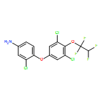 Benzenamine, 3-chloro-4-[3,5-dichloro-4-(1,1,2,2-tetrafluoroethoxy)phenoxy]-