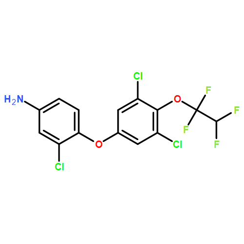 Benzenamine, 3-chloro-4-[3,5-dichloro-4-(1,1,2,2-tetrafluoroethoxy)phenoxy]-