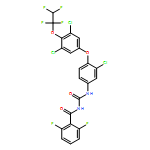 Benzamide, N-[[[3-chloro-4-[3,5-dichloro-4-(1,1,2,2-tetrafluoroethoxy)phenoxy]phenyl]amino]carbonyl]-2,6-difluoro-