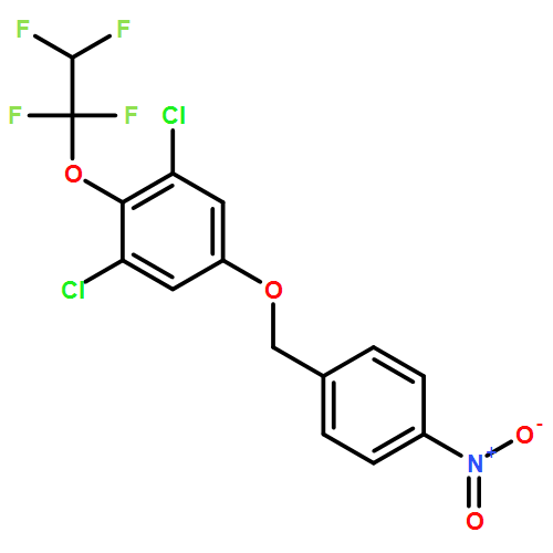 Benzene, 1,3-dichloro-5-[(4-nitrophenyl)methoxy]-2-(1,1,2,2-tetrafluoroethoxy)-