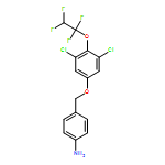 Benzenamine, 4-[[3,5-dichloro-4-(1,1,2,2-tetrafluoroethoxy)phenoxy]methyl]-