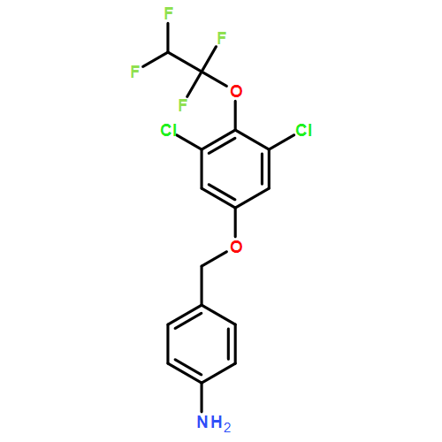 Benzenamine, 4-[[3,5-dichloro-4-(1,1,2,2-tetrafluoroethoxy)phenoxy]methyl]-