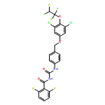 Benzamide, N-[[[4-[[3,5-dichloro-4-(1,1,2,2-tetrafluoroethoxy)phenoxy]methyl]phenyl]amino]carbonyl]-2,6-difluoro-