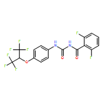 Benzamide, 2,6-difluoro-N-[[[4-[2,2,2-trifluoro-1-(trifluoromethyl)ethoxy]phenyl]amino]carbonyl]-