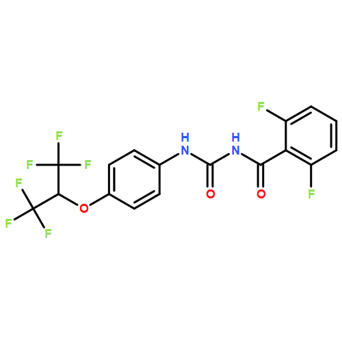 Benzamide, 2,6-difluoro-N-[[[4-[2,2,2-trifluoro-1-(trifluoromethyl)ethoxy]phenyl]amino]carbonyl]-