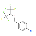 Benzenamine, 4-[[2,2,2-trifluoro-1-(trifluoromethyl)ethoxy]methyl]-