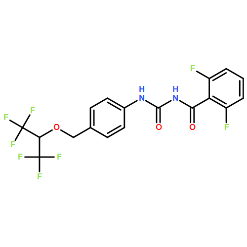 Benzamide, 2,6-difluoro-N-[[[4-[[2,2,2-trifluoro-1-(trifluoromethyl)ethoxy]methyl]phenyl]amino]carbonyl]-