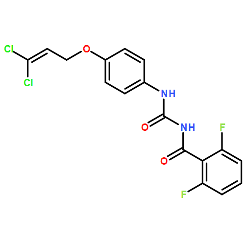 Benzamide, N-[[[4-[(3,3-dichloro-2-propen-1-yl)oxy]phenyl]amino]carbonyl]-2,6-difluoro-