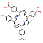 Benzoic acid, 4,4',4''-[20-(4-hydroxyphenyl)-21H,23H-porphine-5,10,15-triyl]tris-