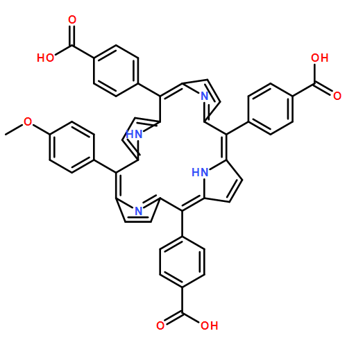 Benzoic acid, 4,4',4''-[20-(4-methoxyphenyl)-21H,23H-porphine-5,10,15-triyl]tris-