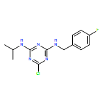 1,3,5-Triazine-2,4-diamine, 6-chloro-N2-[(4-fluorophenyl)methyl]-N4-(1-methylethyl)-