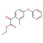 Benzeneacetic acid, 2-methyl-α-oxo-4-phenoxy-, ethyl ester