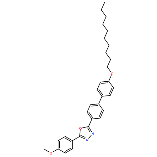 1,3,4-Oxadiazole, 2-[4'-(decyloxy)[1,1'-biphenyl]-4-yl]-5-(4-methoxyphenyl)-