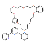 2,2':6',2''-Terpyridine, 4'-(6,7,9,10,12,13,20,21,23,24,26,27-dodecahydrodibenz[b,n][1,4,7,10,13,16,19,22]octaoxacyclotetracosin-2-yl)-