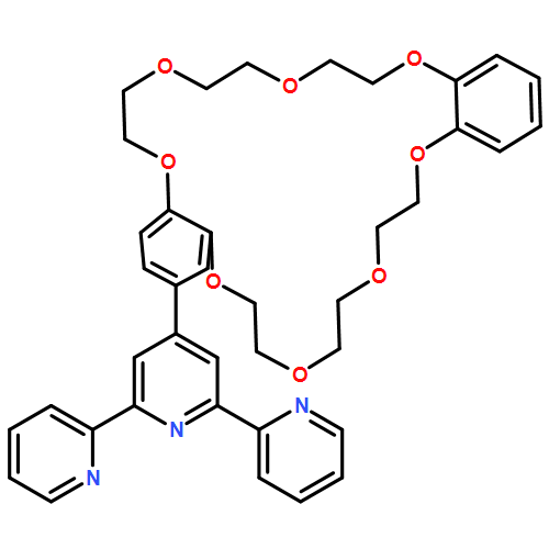 2,2':6',2''-Terpyridine, 4'-(6,7,9,10,12,13,20,21,23,24,26,27-dodecahydrodibenz[b,n][1,4,7,10,13,16,19,22]octaoxacyclotetracosin-2-yl)-