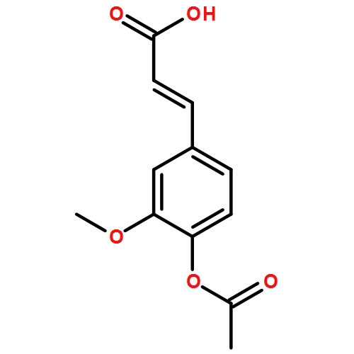 2-Propenoic acid, 3-[4-(acetyloxy)-3-methoxyphenyl]-, (2E)-