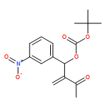 Carbonic acid, 1,1-dimethylethyl 2-methylene-1-(3-nitrophenyl)-3-oxobutyl ester