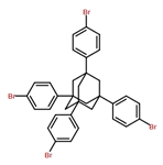 Tricyclo[3.3.1.13,7]decane, 1,3,5,7-tetrakis(4-bromophenyl)-