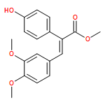 Benzeneacetic acid, α-[(3,4-dimethoxyphenyl)methylene]-4-hydroxy-, methyl ester, (αE)-