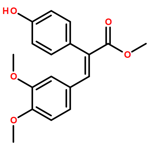 Benzeneacetic acid, α-[(3,4-dimethoxyphenyl)methylene]-4-hydroxy-, methyl ester, (αE)-