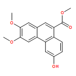 9-Phenanthrenecarboxylic acid, 6-hydroxy-2,3-dimethoxy-, methyl ester