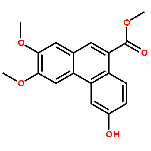 9-Phenanthrenecarboxylic acid, 6-hydroxy-2,3-dimethoxy-, methyl ester