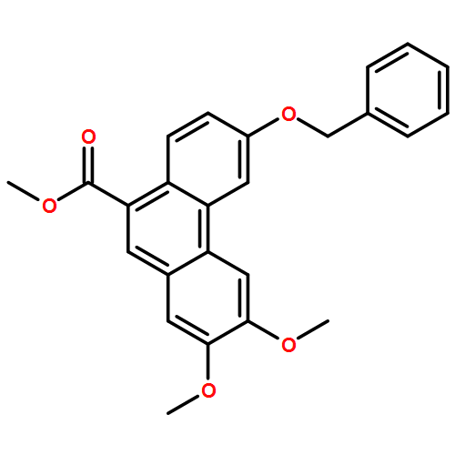 9-Phenanthrenecarboxylic acid, 2,3-dimethoxy-6-(phenylmethoxy)-, methyl ester