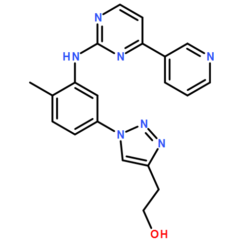 1H-1,2,3-Triazole-4-ethanol, 1-[4-methyl-3-[[4-(3-pyridinyl)-2-pyrimidinyl]amino]phenyl]-