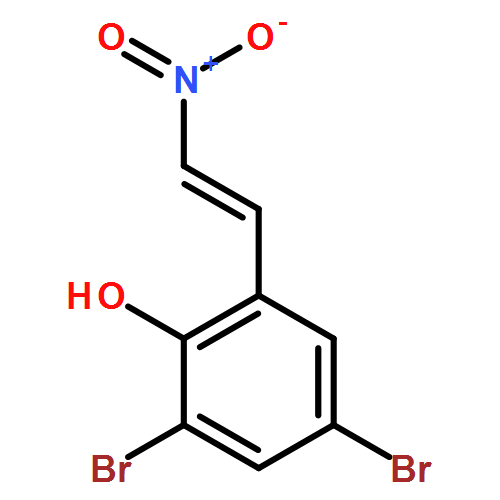 Phenol, 2,4-dibromo-6-[(1E)-2-nitroethenyl]-