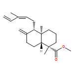 1-Naphthalenecarboxylic acid, decahydro-1,4a-dimethyl-6-methylene-5-[(2Z)-3-methyl-2,4-pentadien-1-yl]-, methyl ester, (1S,4aR,5S,8aR)-