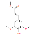 2-Propenoic acid, 3-(4-hydroxy-3,5-dimethoxyphenyl)-, methyl ester, (2E)-