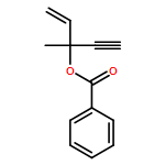 1-Penten-4-yn-3-ol, 3-methyl-, 3-benzoate