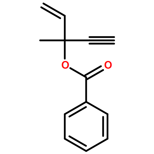 1-Penten-4-yn-3-ol, 3-methyl-, 3-benzoate