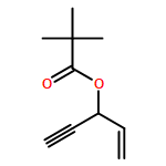 Propanoic acid, 2,2-dimethyl-, 1-ethynyl-2-propen-1-yl ester