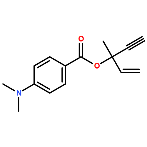 Benzoic acid, 4-(dimethylamino)-, 1-ethynyl-1-methyl-2-propen-1-yl ester