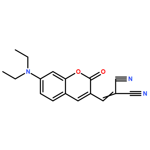 2-((7-(diethylamino)-2-oxo-2H-chromen-3-yl)methylene)malononitrile