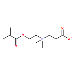 Ethanaminium, 2-carboxy-N,N-dimethyl-N-[2-[(2-methyl-1-oxo-2-propen-1-yl)oxy]ethyl]-, inner salt