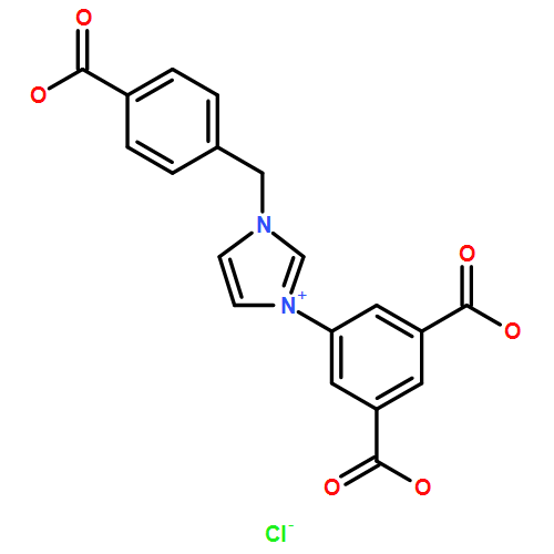 1H-Imidazolium, 1-[(4-carboxyphenyl)methyl]-3-(3,5-dicarboxyphenyl)-, chloride (1:1)