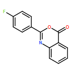 4H-3,1-Benzoxazin-4-one, 2-(4-fluorophenyl)-