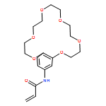 2-Propenamide, N-(2,3,5,6,8,9,11,12,14,15-decahydro-1,4,7,10,13,16-benzohexaoxacyclooctadecin-18-yl)-