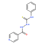 4-Pyridinecarboxylic acid, 2-[(phenylamino)thioxomethyl]hydrazide