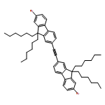 9H-Fluorene, 2,2'-(1,2-ethynediyl)bis[7-bromo-9,9-dihexyl-