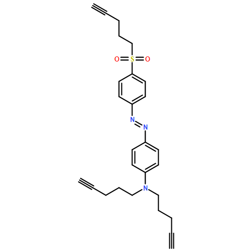 Benzenamine, N,N-di-4-pentyn-1-yl-4-[2-[4-(4-pentyn-1-ylsulfonyl)phenyl]diazenyl]-