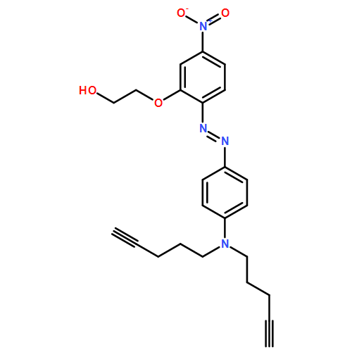 Ethanol, 2-[2-[2-[4-(di-4-pentyn-1-ylamino)phenyl]diazenyl]-5-nitrophenoxy]-